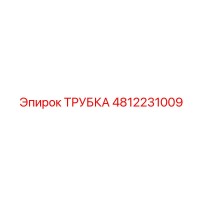 4812231009 ТРУБКА Epiroc