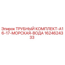 1624624333 ТРУБНЫЙ КОМПЛЕКТ-A16-17-МОРСКАЯ-ВОДА Epiroc