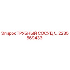 2235569433 ТРУБНЫЙ СОСУД Epiroc