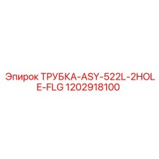 1202918100 ТРУБКА-ASY-522L-2HOLE-FLG Epiroc