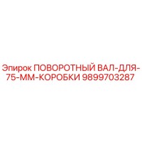 9899703287 ПОВОРОТНЫЙ ВАЛ-ДЛЯ-75-ММ-КОРОБКИ Epiroc