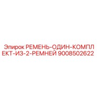 9008502622 РЕМЕНЬ-ОДИН-КОМПЛЕКТ-ИЗ-2-РЕМНЕЙ Epiroc