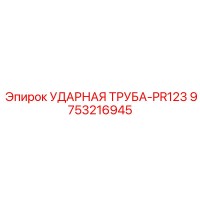 9753216945 УДАРНАЯ ТРУБА-PR123 Epiroc