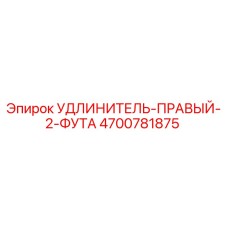 4700781875 УДЛИНИТЕЛЬ-ПРАВЫЙ-2-ФУТА Epiroc