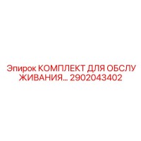 2902043402 КОМПЛЕКТ ДЛЯ ОБСЛУЖИВАНИЯ Epiroc