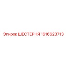 1616623713 ШЕСТЕРНЯ Эпирок