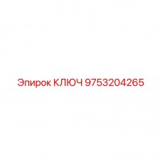 9753204265 КЛЮЧ Epiroc