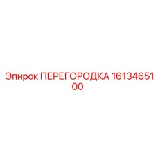 1613465100 ПЕРЕГОРОДКА Epiroc