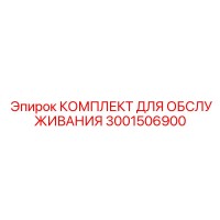 3001506900 КОМПЛЕКТ ДЛЯ ОБСЛУЖИВАНИЯ by Epiroc