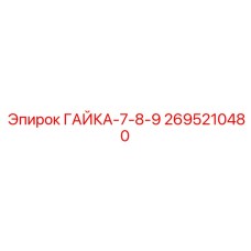 2695210480 ГАЙКА-7-8-9 Epiroc