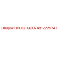 4812229747 ПРОКЛАДКА Epiroc