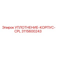 3115600243 УПЛОТНЕНИЕ-КОРПУС-CPL Epiroc