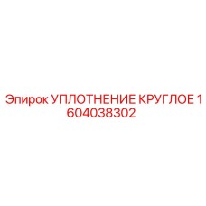1604038302 УПЛОТНЕНИЕ КРУГЛОЕ Epiroc