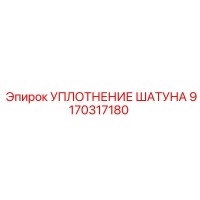 9170317180 УПЛОТНЕНИЕ ШАТУНА Epiroc