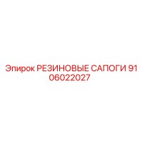 9106022027 РЕЗИНОВЫЕ САПОГИ Epiroc