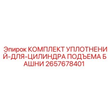 2657678401 КОМПЛЕКТ УПЛОТНЕНИЙ-ДЛЯ-ЦИЛИНДРА ПОДЪЕМА БАШНИ Epiroc