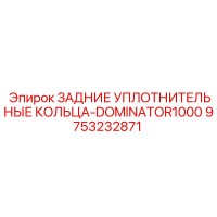 9753232871 ЗАДНИЕ УПЛОТНИТЕЛЬНЫЕ КОЛЬЦА-DOMINATOR1000 Epiroc