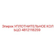 4812118259 УПЛОТНИТЕЛЬНОЕ КОЛЬЦО Epiroc