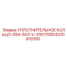 6231610100 УПЛОТНИТЕЛЬНОЕ КОЛЬЦО-D54-5X3-V-31617000 Epiroc