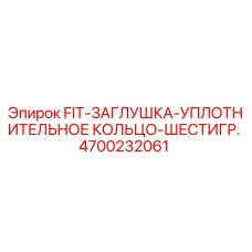 4700232061 FIT-ЗАГЛУШКА-УПЛОТНИТЕЛЬНОЕ КОЛЬЦО-ШЕСТИГР. Epiroc