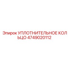 4749020112 УПЛОТНИТЕЛЬНОЕ КОЛЬЦО Epiroc