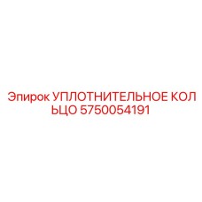 5750054191 УПЛОТНИТЕЛЬНОЕ КОЛЬЦО Эпирок (Epiroc)
