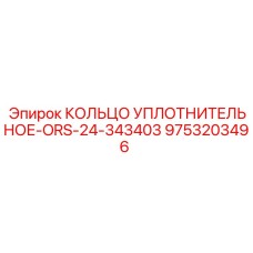 9753203496 КОЛЬЦО УПЛОТНИТЕЛЬНОЕ-ORS-24-343403 Epiroc