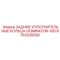 9753235092 ЗАДНИЕ УПЛОТНИТЕЛЬНЫЕ КОЛЬЦА-DOMINATOR-100 Epiroc