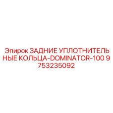 9753235092 ЗАДНИЕ УПЛОТНИТЕЛЬНЫЕ КОЛЬЦА-DOMINATOR-100 Epiroc