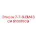 91001909 7-7-8-EM43CA Epiroc