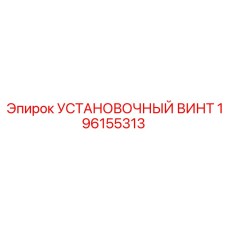 196155313 УСТАНОВОЧНЫЙ ВИНТ Epiroc