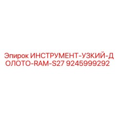 9245999292 ИНСТРУМЕНТ-УЗКИЙ-ДОЛОТО-RAM-S27 - Epiroc