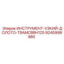 9245998985 ИНСТРУМЕНТ-УЗКИЙ-ДОЛОТО-TRAMCBRH125 Epiroc