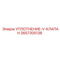 2657305138 УПЛОТНЕНИЕ-V-КЛАПАН Epiroc