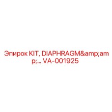VA-001925 KIT, DIAPHRAGM&... Epiroc