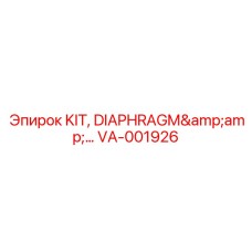 VA-001926 KIT, DIAPHRAGM&... Epiroc