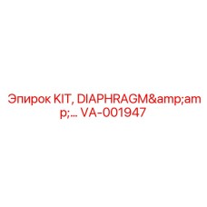 VA-001947 KIT DIAPHRAGM Epiroc