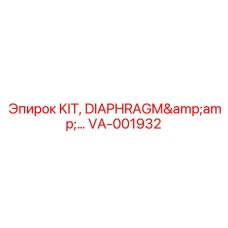 VA-001932 KIT, DIAPHRAGM&… Epiroc