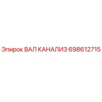 698612715 ВАЛ КАНАЛИЗ Epiroc