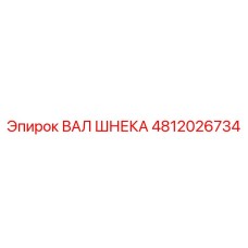 4812026734 ВАЛ ШНЕКА Epiroc