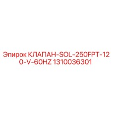 1310036301 КЛАПАН-SOL-250FPT-120-V-60HZ Epiroc