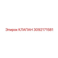 3092171581 КЛАПАН Epiroc