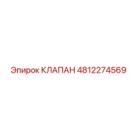 4812274569 КЛАПАН Эпирок