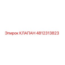 4812313823 КЛАПАН Epiroc