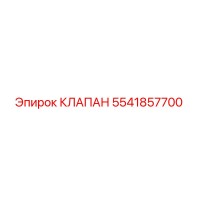 5541857700 КЛАПАН Epiroc