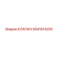 5541914200 КЛАПАН Epiroc