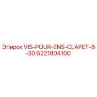 6221804100 VIS-POUR-ENS-CLAPET-8-30 Epiroc