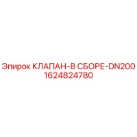 1624824780 КЛАПАН-В СБОРЕ-DN200 Epiroc