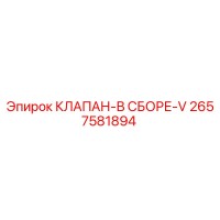 2657581894 КЛАПАН-В СБОРЕ-V Epiroc