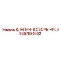 2657581902 КЛАПАН-В СБОРЕ-VPL9 Epiroc